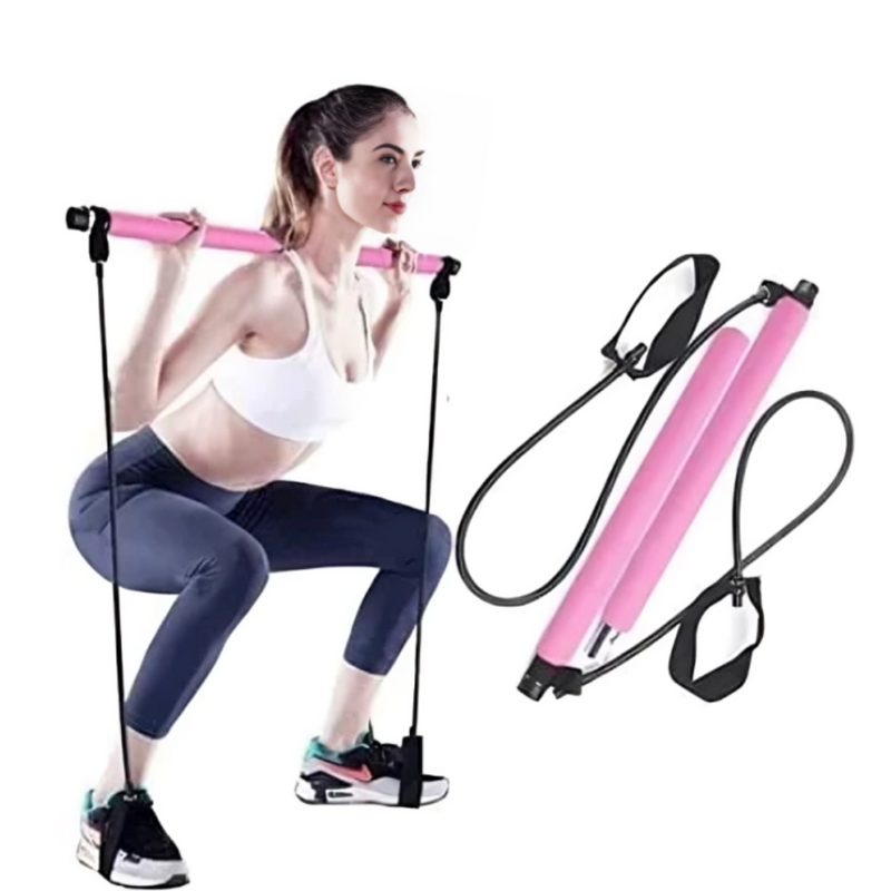 Pilates Resistance Band And Pole Kit