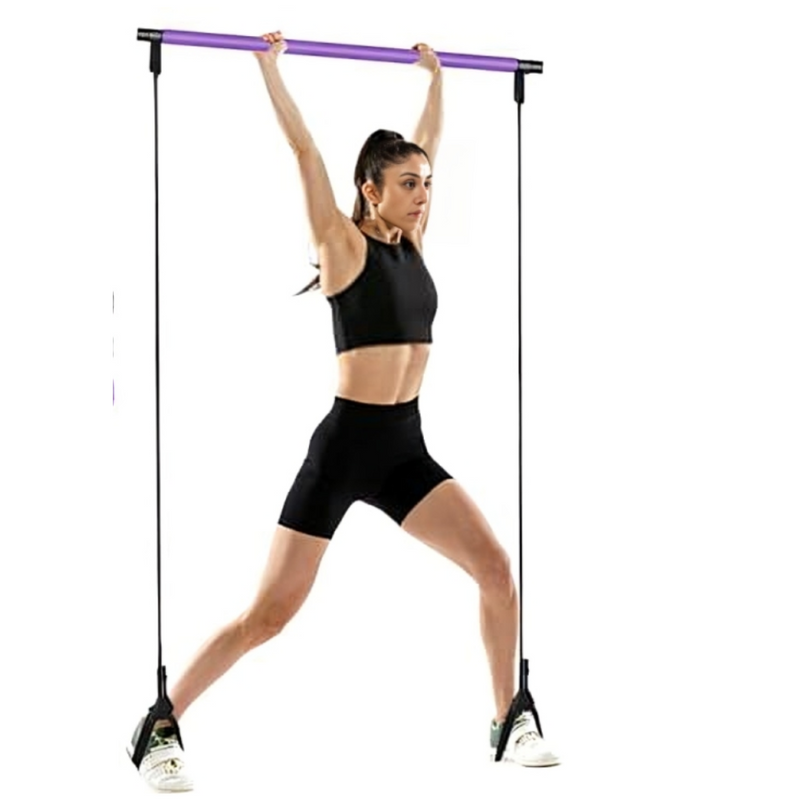 Pilates Resistance Band And Pole Kit