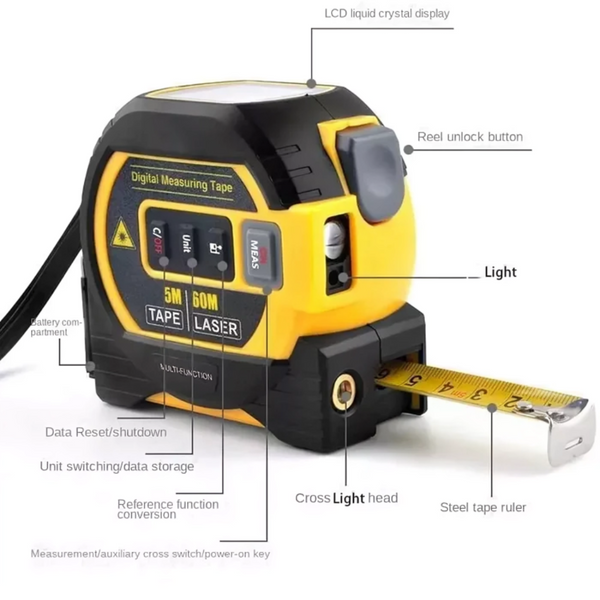 3 in 1 Digital Laser Measuring Tool